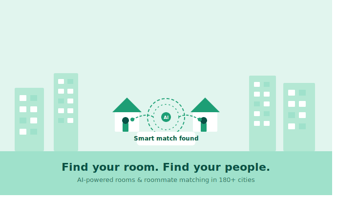 iROOMit AI: Smarter Rooms for Rent &  Roommate Finder