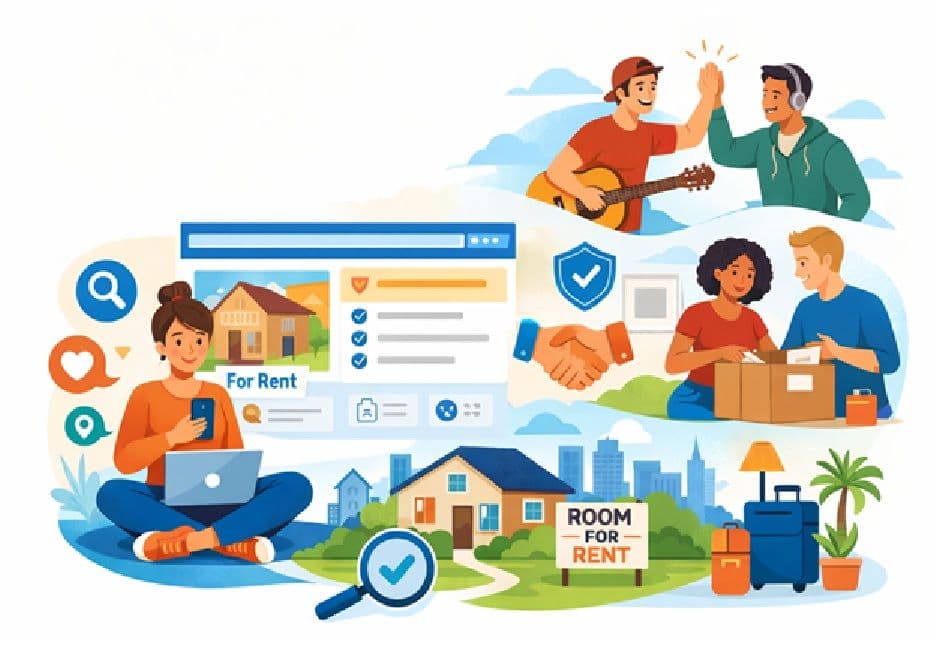 Rooms for Rent & Roommates Made Easy