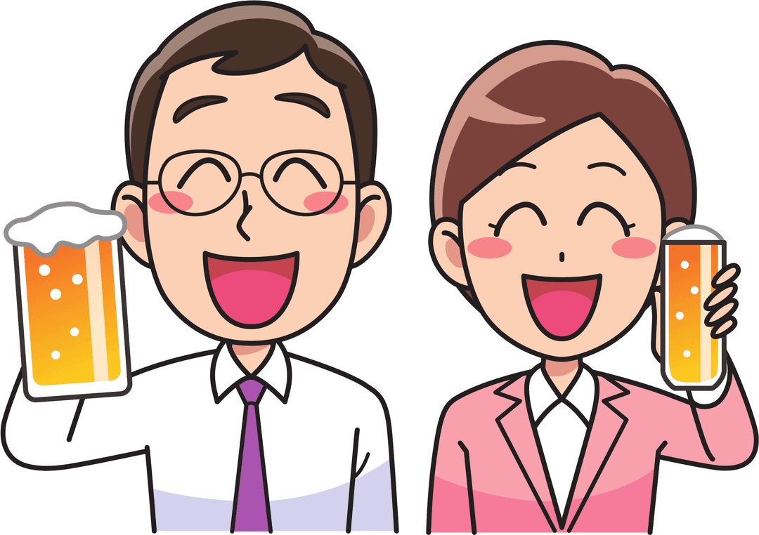 business-couple-enjoying-beer-vector.png