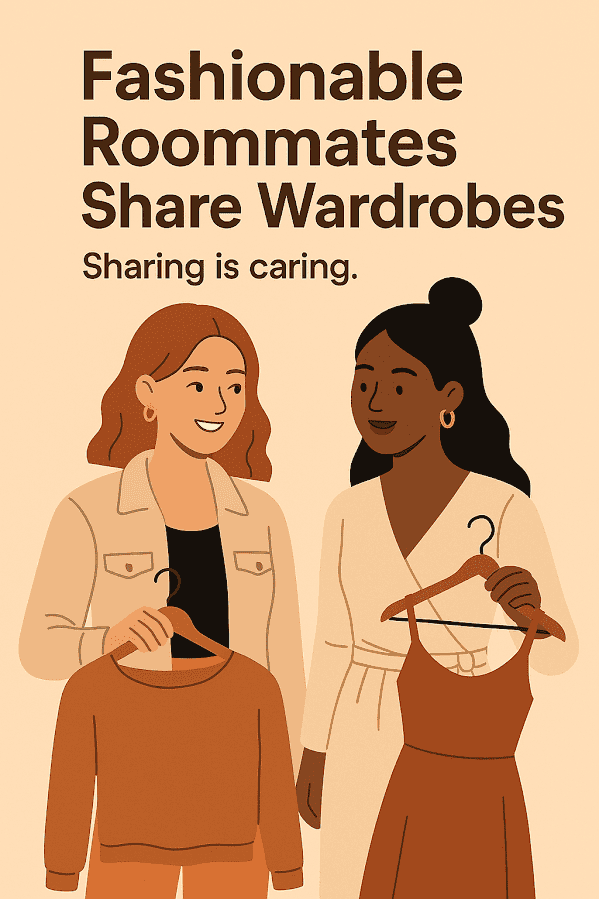 Fashionable Roommates Share Wardrobes: Style, Sustainability and Connection with iROOMit