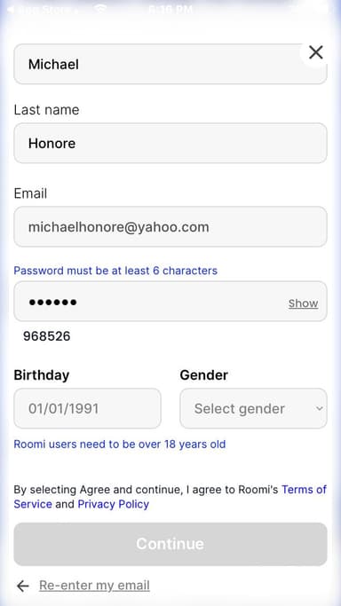 Place Preview main user avatar
