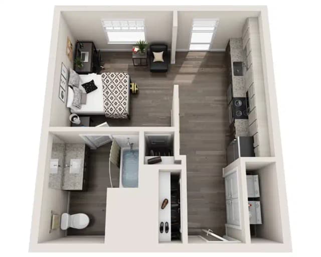 The Soho Room in 1 Bedroom 1 Bathroom main photo