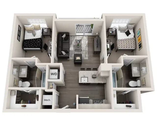 The Bradford Room in 2 Bedroom 2 Bathroom main photo