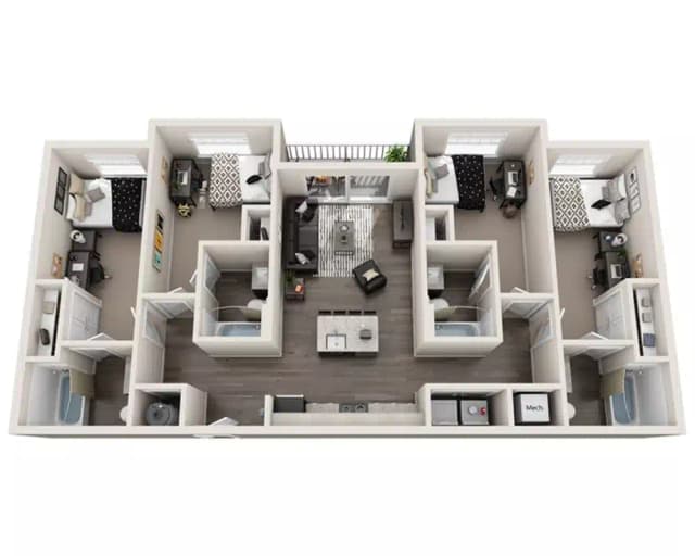 The Deerwood Room in 4 Bedroom 4 Bathroom main photo