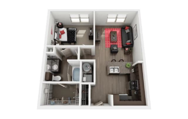 Room in 1 Bedroom 1 Bathroom | A1 main photo
