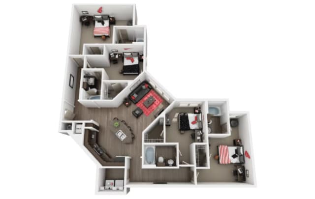 Room in 4 Bedroom 4 Bathroom | D3 main photo