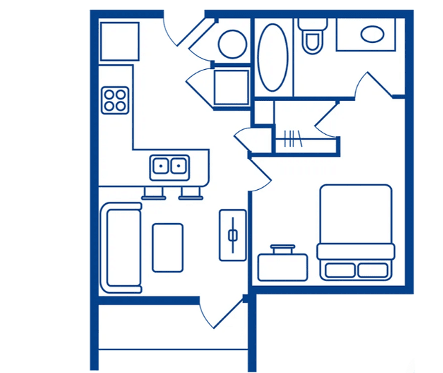 1 Bed 1 Bath main photo