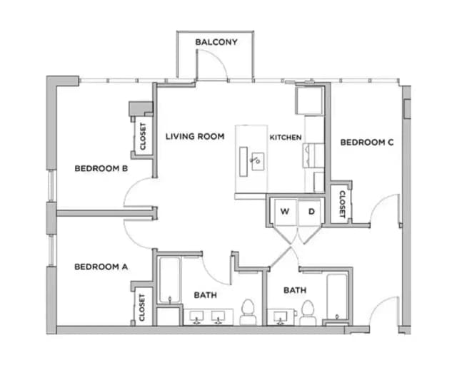 Room in 3 Bedroom 2 Bathroom | C6 main photo