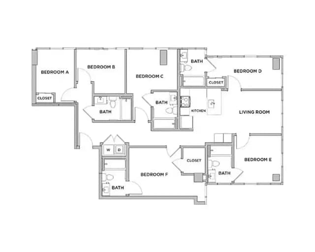 Room in 6 Bedroom 5 Bathroom | F3 main photo