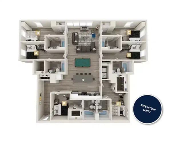 Room in 6 Bedroom 6 Bathroom | F1 main photo