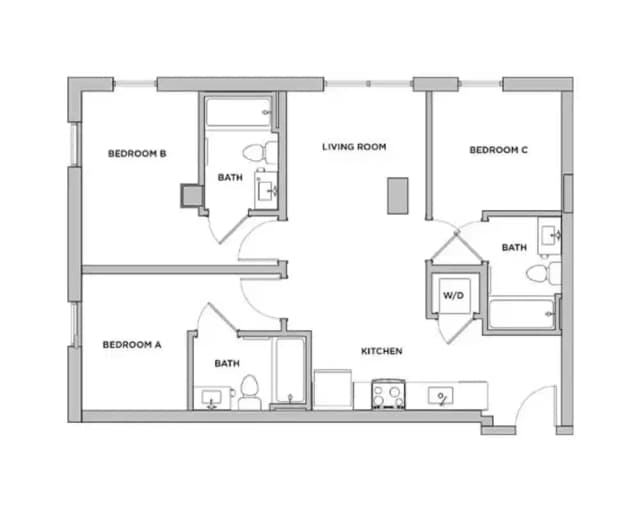 Room in 3 Bedroom 3 Bathroom | C7 main photo