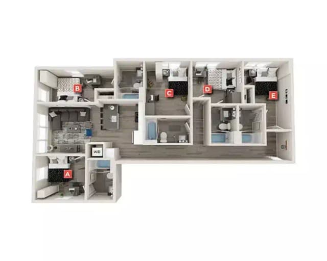 Room in 5 Bedroom 5 Bathroom | E3 main photo