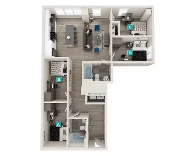 Room in 4 Bedroom 2 Bathroom | D10 main photo