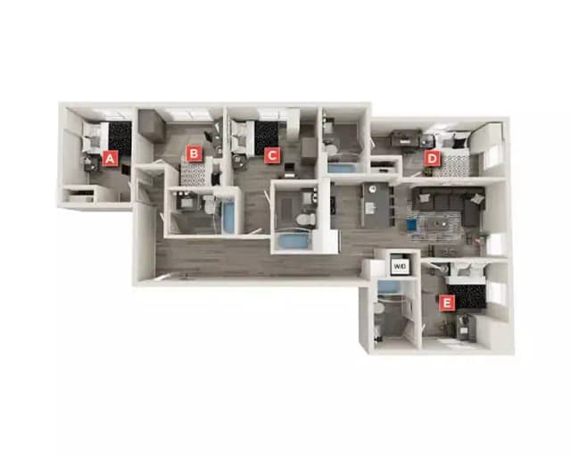 Room in 5 Bedroom 4 Bathroom | E2 main photo