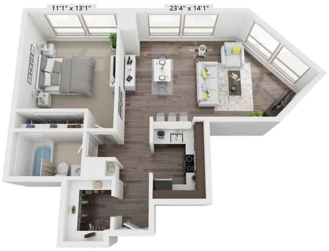 1 Bed 1 Bath main photo