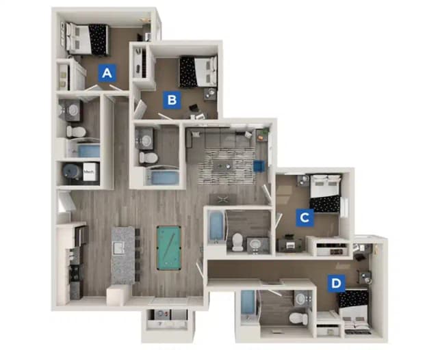 Dove Room in 4 Bedroom 4 Bathroom main photo