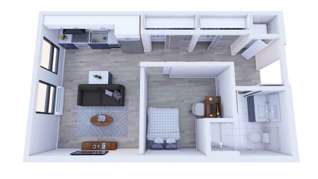 1 Bedroom 1 Bathroom | 1x1 main photo