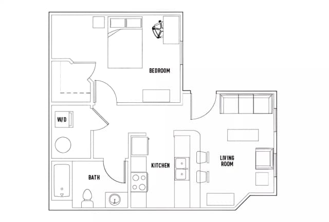 1 Bed - 1 Bath A main photo