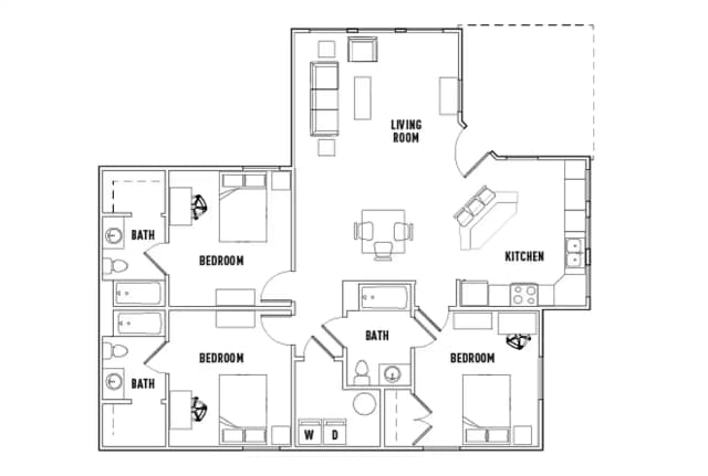 Room in 3 Bed - 3 Bath Cottage main photo