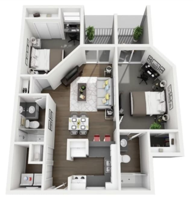 Standard Room in 2 Bedroom 2 Bathroom main photo