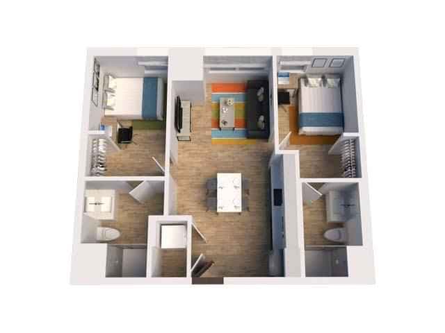 2 Bedroom 2 Bathroom main photo