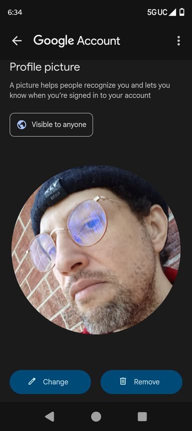 Profile Picture main user avatar