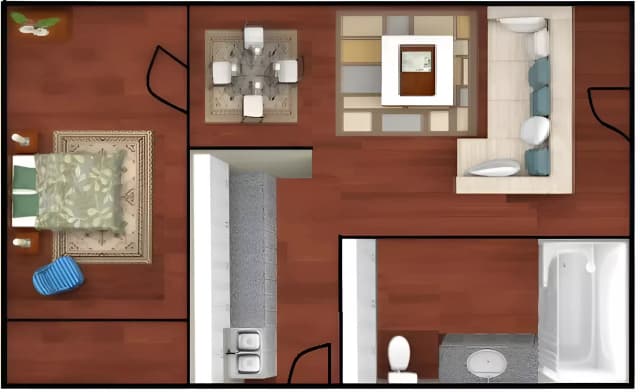 1 Bed 1 Bath main photo