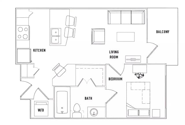 1 Bed - 1 Bath Stadium View main photo