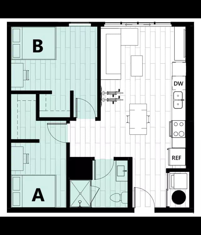 2 Bed 1 Bath main photo