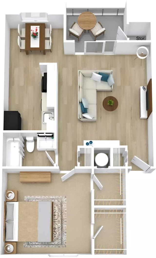 1 Bed 1 Bath main photo