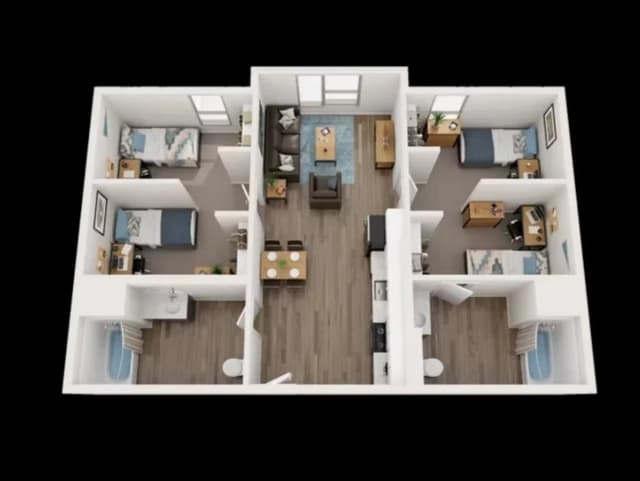 Furnished 2x2 Room in 2 Bedroom 2 Bathroom main photo