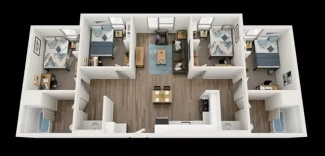 Furnished 4x2 Room in 4 Bedroom 2 Bathroom main photo