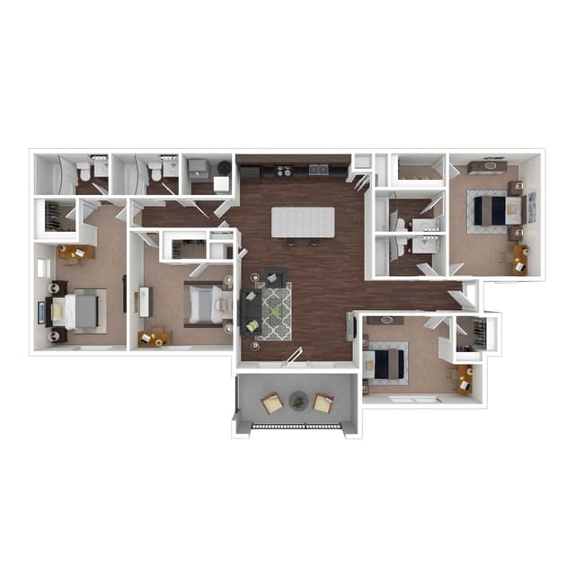 Room in 4 Bedroom 4 Bathroom | 4X4 main photo
