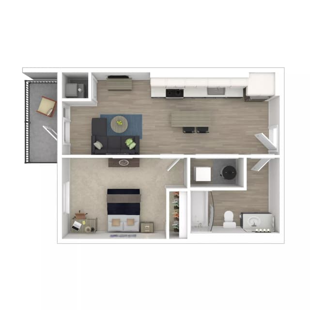 1 Bedroom 1 Bathroom | 1X1 A main photo