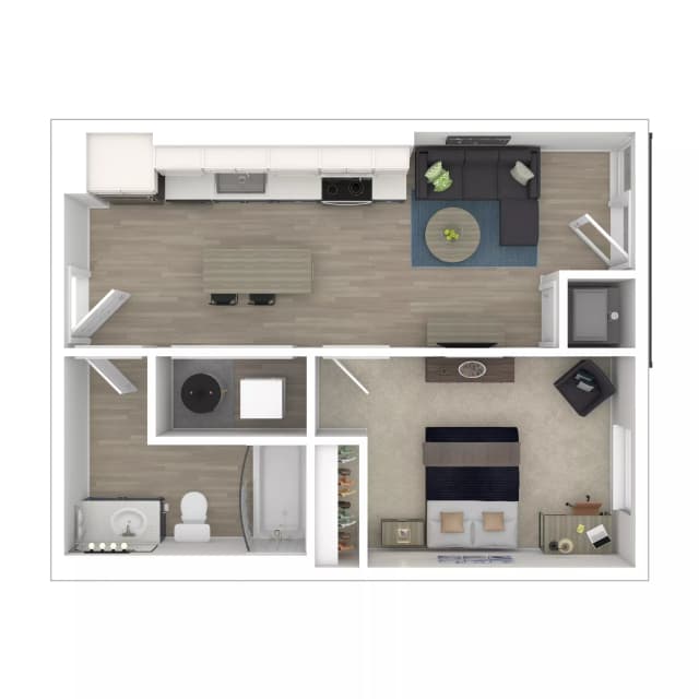 1 Bedroom 1 Bathroom | 1X1 B main photo