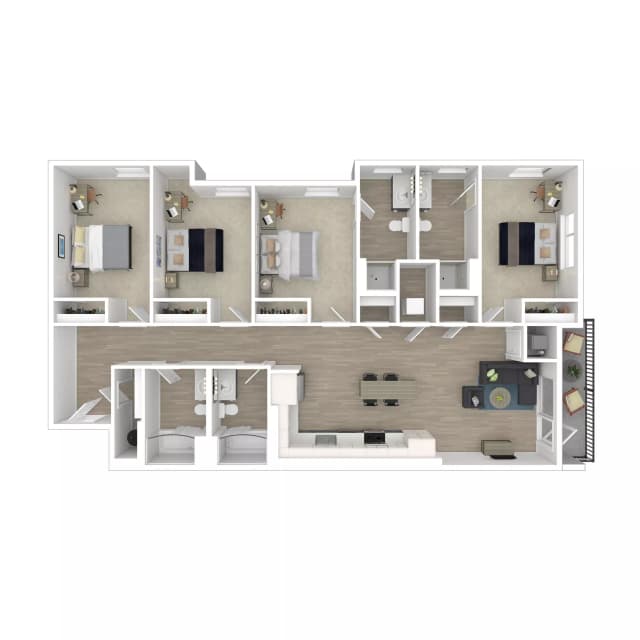 Room in 4 Bedroom 4 Bathroom | 4X4 A main photo