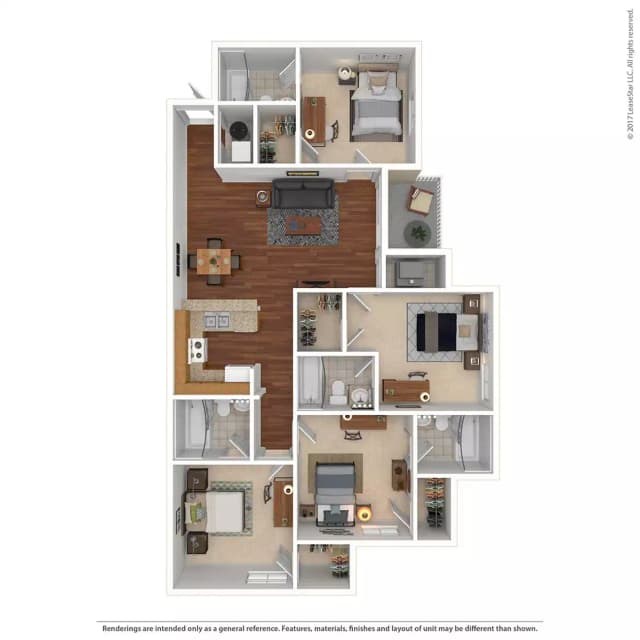 Room in 4 Bedroom 4 Bathroom | 4X4P main photo