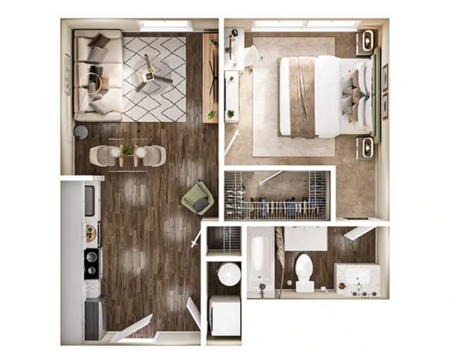 Beta Room in 1 Bedroom 1 Bathroom main photo
