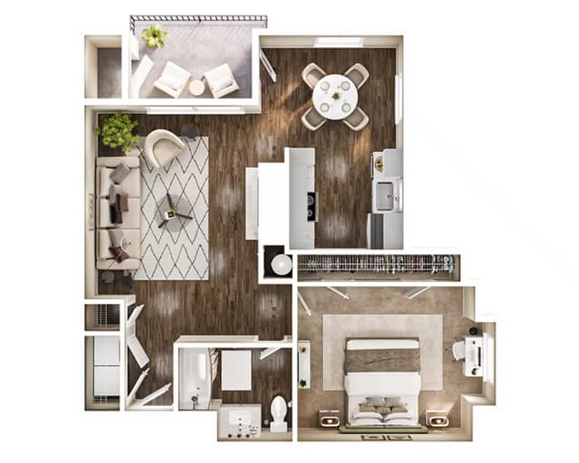 Delta Room in 1 Bedroom 1 Bathroom main photo