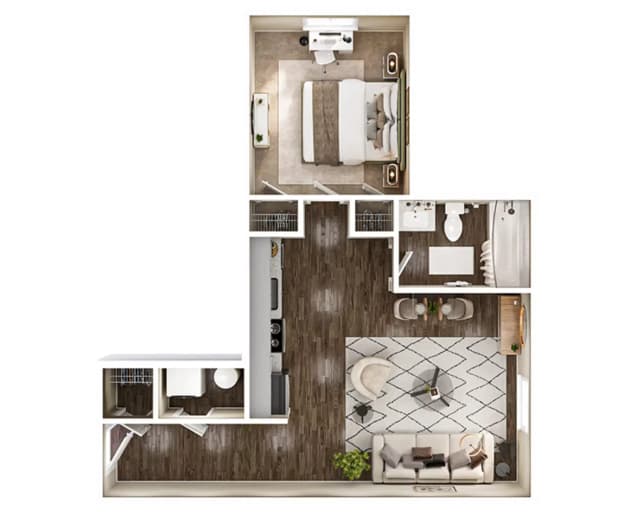 Lambda Room in 1 Bedroom 1 Bathroom main photo
