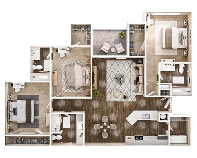 Kappa Room in 3 Bedroom 3 Bathroom main photo
