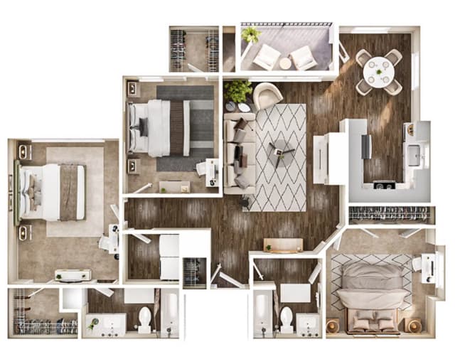 Sigma Room in 3 Bedroom 2 Bathroom main photo