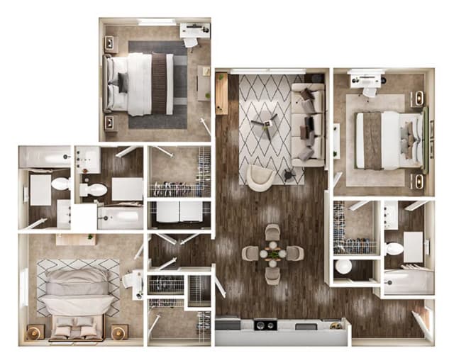 Epsilon Room in 3 Bedroom 3 Bathroom main photo