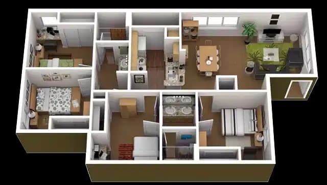 Room in 4 Bedroom 2 Bathroom | 4br 2ba main photo