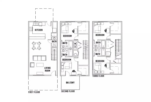 Room in 4 Bed - 4.5 Bath C - Buildings 10-12 main photo