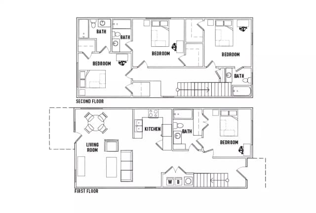 Room in 4 Bed - 4 Bath B main photo