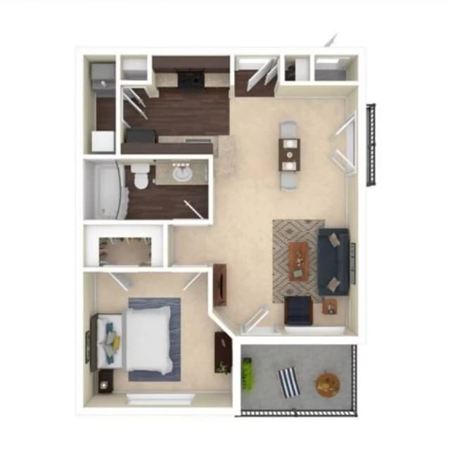 A1 Renovated - 1 Bed 1 Bath main photo