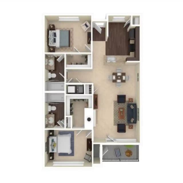 B3 - 2 Bed 2 Bath main photo