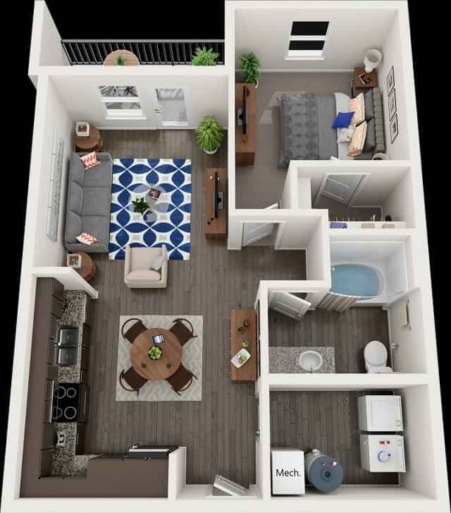 1 Bedroom 1 Bathroom main photo