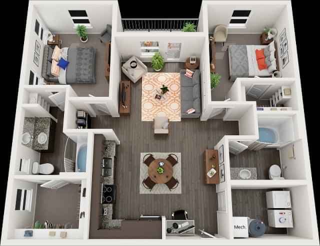 2 Bedroom 2 Bathroom main photo